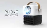 WIFI Battery WVGA LED Smart Portable Projector For Home Cine